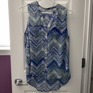 Women’s guess size small chevron pattern tank top